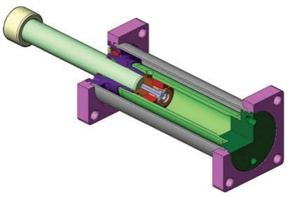 Internal accumulator layout