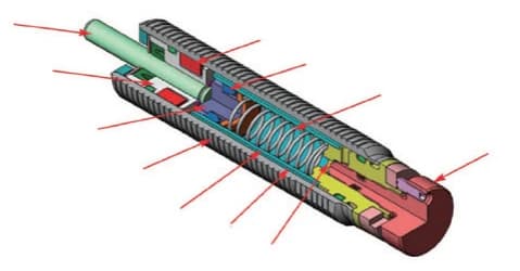 Adjustable hydraulic construction